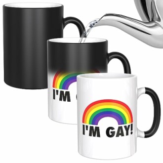 I'm Gay Rainbow Heat Change Mug